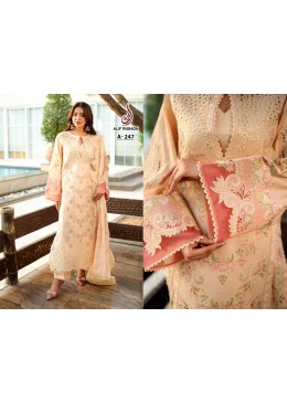 Pakistani Cotton Embroidered Suit