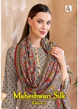 ALOK SUIT – MAHESWARI SILK Designer Collection