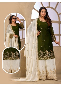 D-101 | Fendy Satin Sequence & Jari Embroidered Sarara Suit