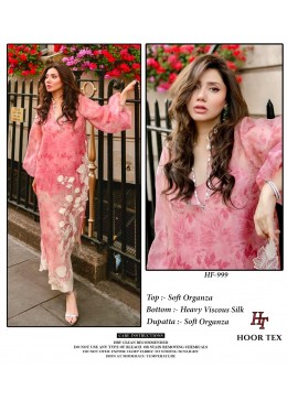 Hoor Tex HF-999 | Soft Organza Pakistani Suit