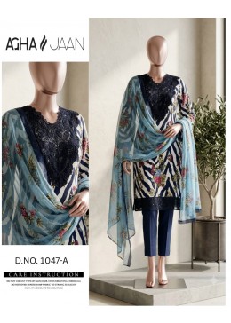 AGHAJAAN 1047 & 1048 | Pure Cotton Patch Work Suit