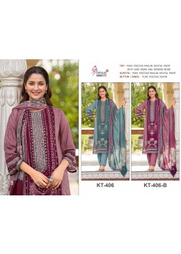 KT-406-A & KT-406-B | Viscose Maslin Hand Work Suit