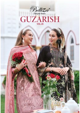 BelliZa GUZARISH Vol. 25 | Pure Cotton Embroidered Suit