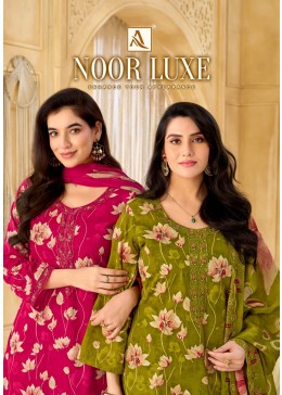 ALOK SUIT | NOOR LUXE | Pure Cambric Cotton Suit