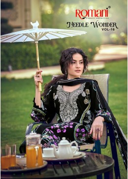 ROMANI NEEDLE WONDER Vol. 16 | Heavy Embroidery Collection