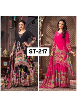 ST-217 | Faux Georgette Digital Print Designer Collection