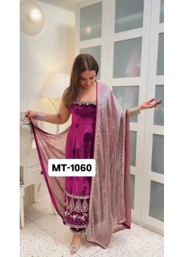 MT-1060 | Heavy Viscose Velvet Designer Party Wear Collection