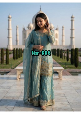 NSR-886 Pure Fendy Silk Eid Designer Collection