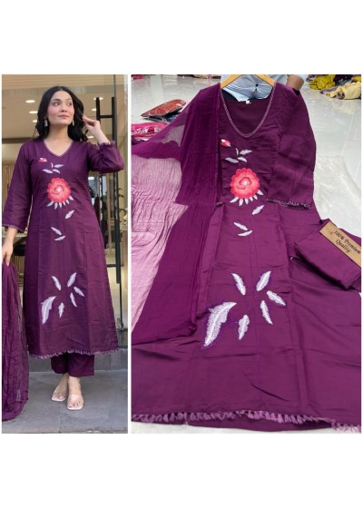 AMBUJA PURE ROMAN SILK KURTI BY FESTIVAL COLLECTION 