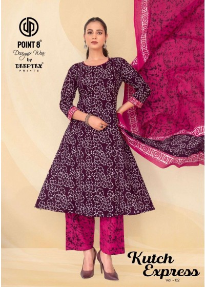KUTCH EXPRESS VOL - 2 - PURE COTTON NAIRA READYMADE SUIT AND KURTI COLLECTION BY DEEPTEX 