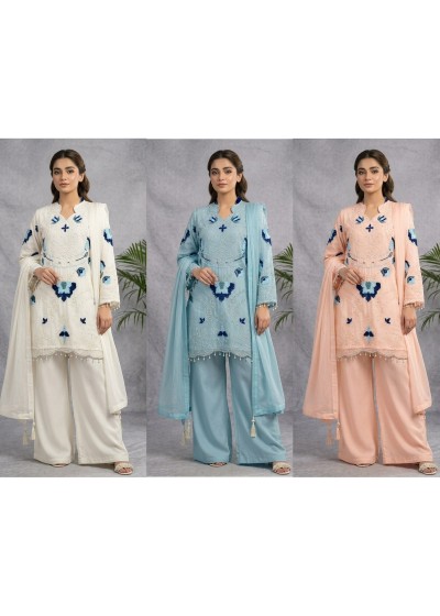 LG-2121 - SOFT ORGANZA EMBROIDERY CUT WORK BY PAKISTANI SUIT COLLECTION 