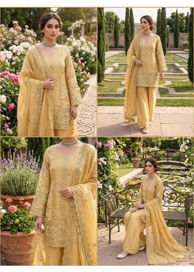 KD1583 - JIMMY CHHOO SILK WITH SEQUENCE EMBROIDERY WORK BY PAKISTANI READYMADE SALWAR SUIT COLLECTION 