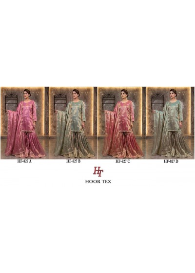 Pakistani Heavy Fandy Full Stitched Suit – Hoor Tex HF-827