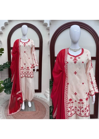 Designer Roman Silk Thread Work Harem Salwar Suit Set – KD 1638 Pakistani Suit Single Wholesale Price 