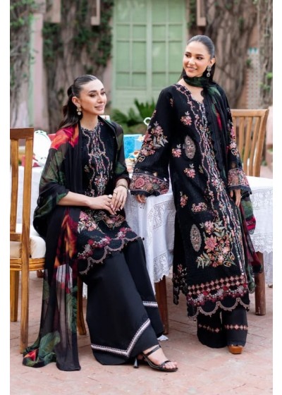 Ramsha Luxury Lawn Pure Cotton Embroidered Suit with Chiffon Print Dupatta Pakistani Suit Single Wholesale Price 