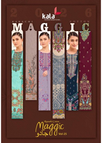 KALA CREATION MAGGIC Vol 25 – Premium Pure Cotton 12 Pcs Collection Full Set Wholesale Price 
