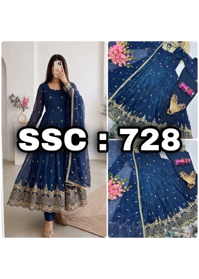 SSC-728 | Designer Party Wear Gown Set | RD Fashion Surat