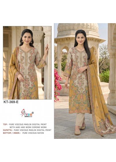 KT-369 | Premium Viscose Maslin Suit | RD Fashion Surat