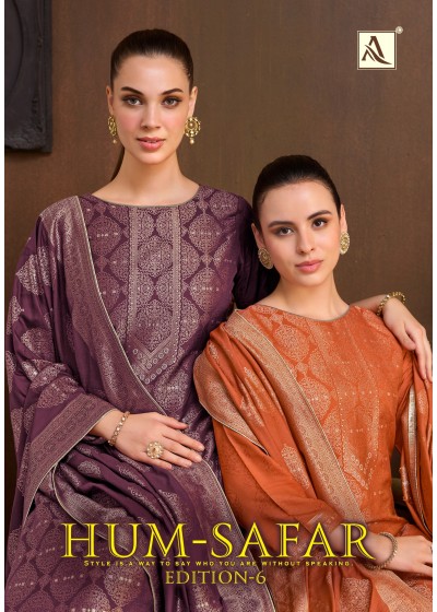 ALOK SUIT | HUM SAFAR-6 | Premium Viscose Maslin Jacquard Suit | RD Fashion Surat