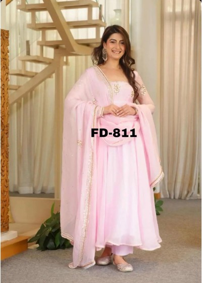 FD-811 | Fox Georgette Gown Pant Dupatta | RD Fashion Surat