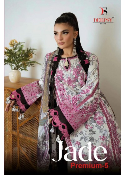 DEEPSY SUITS | JADE PREMIUM-5 | Pakistani Lawn Embroidered Suit | RD Fashion Surat