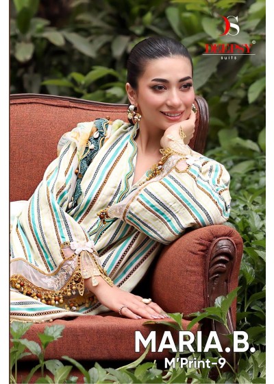 DEEPSY SUITS | MARIA B. MPRINT-9 | Pakistani Lawn Embroidered Suit | RD Fashion Surat