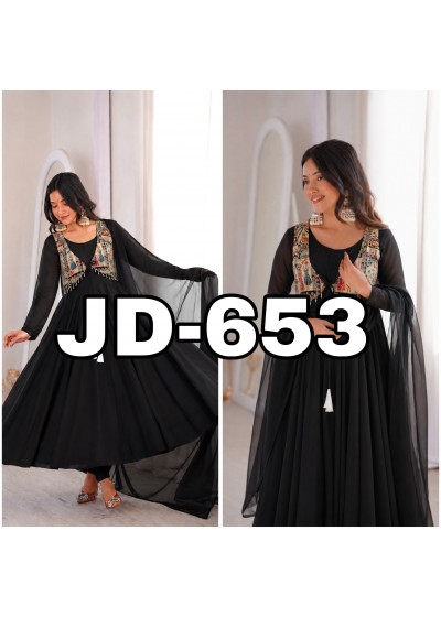 Premium Designer Anarkali Gown Set