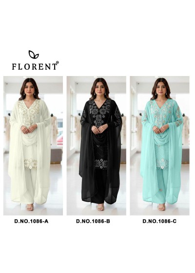 FLORENT Premium Designer Georgette Suit Set
