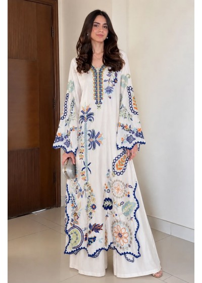 LG-2143 Star Silk Real Mirror Work Pakistani Kurti Pant Dupatta Set