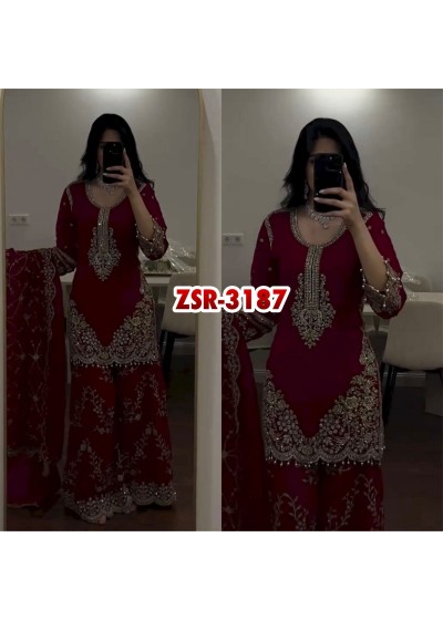 LG-2066 | Real Mirror Work | Designer Sarara Set | Ready to Dispatch