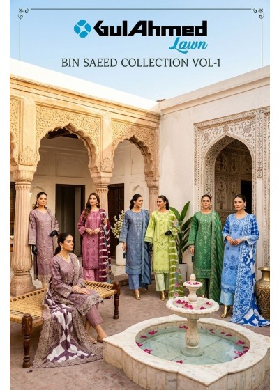 GulAhmed Bin Saeed | Vol-1 | Pakistani Embroidered | Ready to Wear