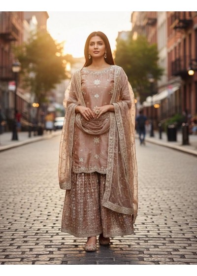 Premium GMY Chu Silk 5mm Sequin Embroidered Sarara Set