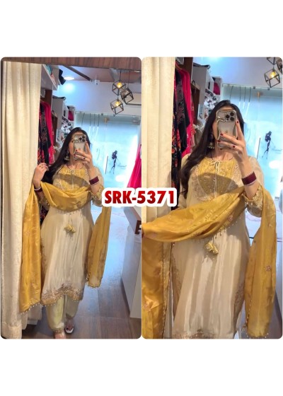 SRK-5371 | Ronald Silk Embroidered Suit