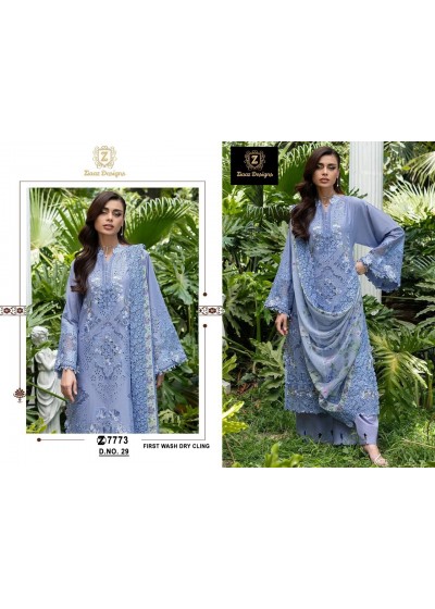 ZIAAZ | Heavy Cambric Cotton | Semi-Stitched