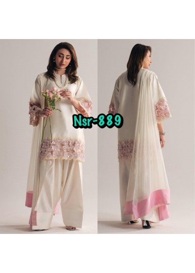 NSR-889 | Premium Designer Farshi Pant Suit