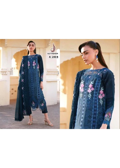 Pakistani Cotton Embroidered Suit
