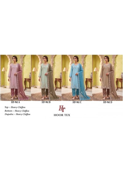 HF-961 Heavy Chiffon Pakistani Collection