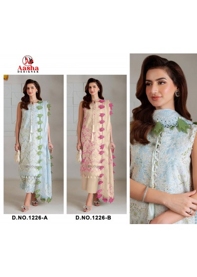 1226 (AB) Cotton Embroidered Collection