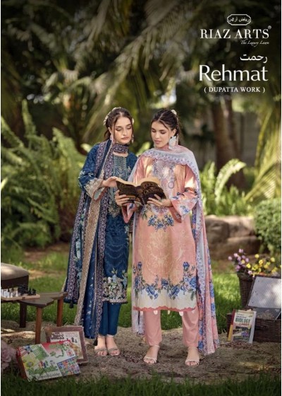 RIAZ ARTS REHMAT | Lawn Cotton Cambric Embroidered Suit
