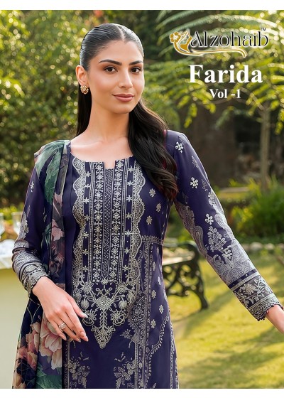 ALZOHAIB Farida Vol-1 | Pakistani Cotton Suit