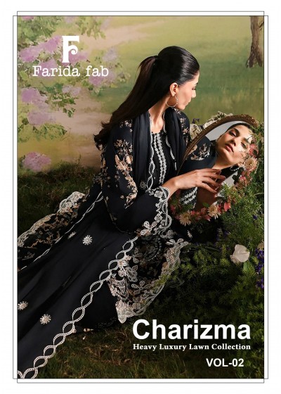 FARIDA FAB CHARIZMA Vol-2 | Pure Cotton Suit