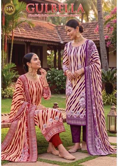 HARSHIT GULBELA | Pure Cambric Designer Print Suit