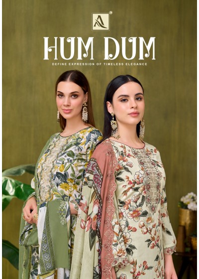 ALOK SUIT HUM DUM | Pure Cambric Cotton Suit