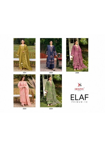 DEEPSY SUITS ELAF Premium-10 | Luxury Lawn Suit
