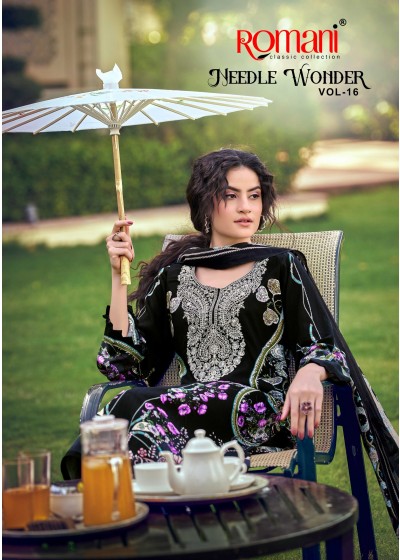 ROMANI NEEDLE WONDER Vol. 16 | Heavy Embroidery Collection