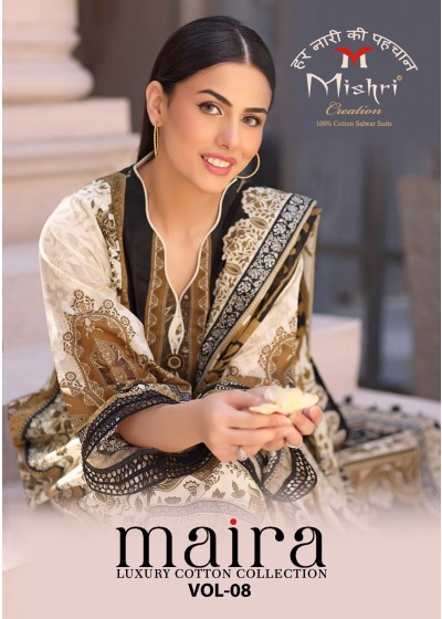 MISHRI CREATION | MAIRA-8 Karachi Style Cotton Collection