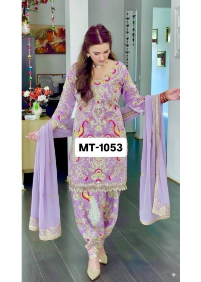 MT-1053 | Heavy Jimmy Silk Designer Party Wear Collection