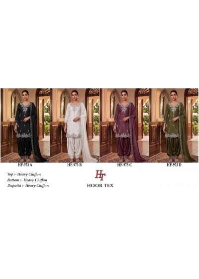 Hoor Tex HF-973 A to D | Pakistani Collection