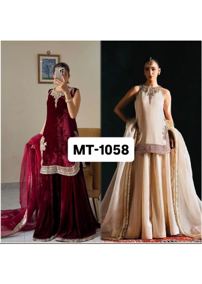 MT-1058 | Heavy Viscose Velvet Designer Collection