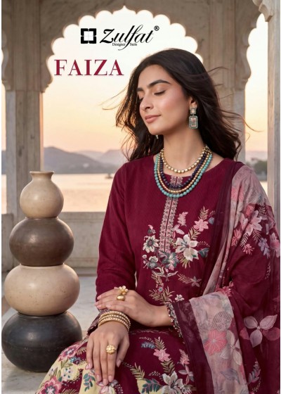 ZULFAT | FAIZA Pure Jam Cotton Designer Collection